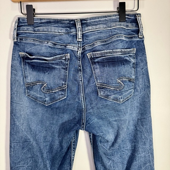 Silver Jeans Suki Straight Crop Jeans Size 27 - Picture 8 of 13